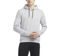 Jockey Men's Cozy Fleece Pullover Hoodie with Zipper Pockets, Light Grey Heather, M