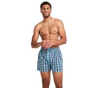 Jockey Men's Everyday Check Woven Boxer, Frantic Plaid Teal, M