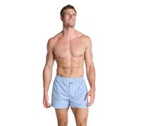 Jockey Men's Everyday Check Woven Boxer, Light Ink, S