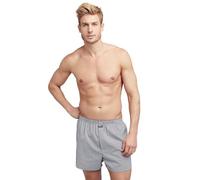 Jockey Men's Everyday Check Woven Boxer, Navy, M