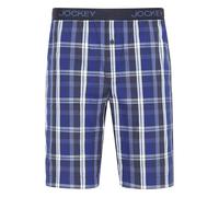 Jockey Men's Everyday Soft Wash Bermuda Woven Short, Navy Check, S