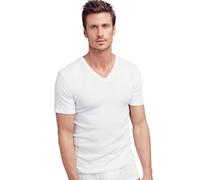 Jockey Men's Modern Classic V-Neck Shirt - 2 Pack, White, 5XL