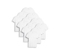 Jockey Men's T-Shirts Classic Crew Neck T-Shirt - 12 Pack - White - M