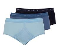 Jockey® Men's UK Classic Cotton Rib Y-Front® Brief - 3 Pack, Indigo Mix, 32