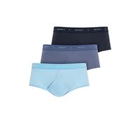 Jockey Men's UK Classic Cotton Rib Y-Front Brief - 3 Pack, Indigo Mix, 42