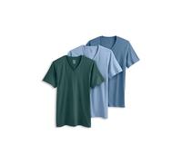 Jockey Men's Undershirt Classic V-Neck - 3 Pack, Fresh Coast/Shower/Cactus Pine, Medium