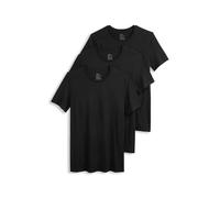 Jockey Men's Undershirt Cotton Stretch Crew Neck Undershirt - 3 Pack, Black, XL
