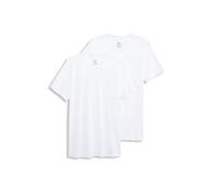 Jockey Men's Undershirt Made in America 100% Cotton V-Neck Undershirt - 2 Pack, White, S