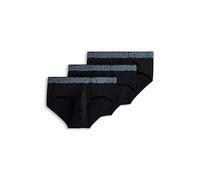 Jockey Men's Underwear Active Microfiber Brief - 3 Pack, Black, XL