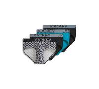 Jockey Men's Underwear ActiveStretch Brief - 4 Pack, Night Grey/Northern Light/Geos Tile/Midnight Grey, L