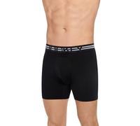 Jockey Men's Underwear, Mens Boxer Briefs With Pouch, Sport Stability Microfiber 6" Boxer Brief, Black, M