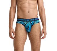 Jockey Sport Men's Underwear Stability Pouch Microfiber Thong, Viscous Vapor, L