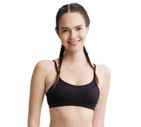 Jockey Ss12 Women'S Wirefree Non Padded Super Combed Cotton Elastane Stretch Full Coverage Beginners Bra With Adjustable Straps_Black_30B