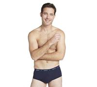 Jockey Men's UK Classic Cotton Rib Y-Front Brief - 3 Pack, Navy, 34