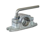 Jockey Wheel Ribbed Clamp Heavy Duty For 48mm Diameter Tubes Trailer Stand Mount (Bolt-On)