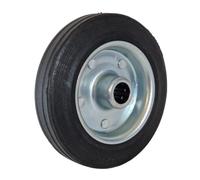 Jockey Wheel Spare Wheel Replacement | 160x38mm | Heavy Duty Solid Wheel | Steel Rim with 19x32mm Centre Bore