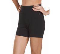 Jockey Women's Bike Short with Wide Waistband Casual, deep Black, L