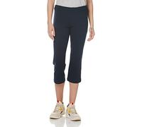 Jockey Women's Active Cotton Stretch Slim Flare Capri Yoga Pants, Dark Navy, XL