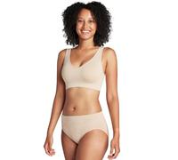 Jockey Women's Back Smoothing Seamfree Bralette - 2 Pack, Light Beige Melange, XL