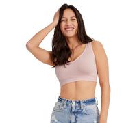 Jockey Women's Bra Seamfree Back Smoothing Bralette, Coral Mist, L