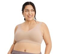 Jockey Women's Bras Molded Cup Seamfree Bralette, Light, L