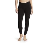 Jockey Women's Cotton Stretch Basic Ankle Legging with Side Pocket, Deep Black, Large