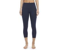 Jockey Women's Cotton Stretch Basic Capri Leggings, Neo Navy, XL