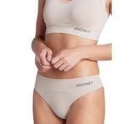 Jockey Women's Eco Seamfree Thong, Pink Haze, L