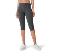 Jockey Women's Judo Legging with Wide Waistband, Charcoal Heather, Medium