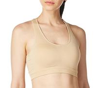 Jockey Women's Mid Impact Removable Cup Seamless Sports Bra, Opaque, Lightweight, S