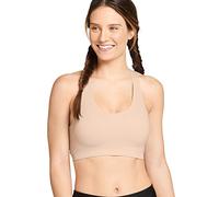 Jockey Women's Mid Impact Removable Cup Seamless Sports Bra, Opaque, Lightweight, S
