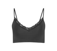 Jockey Women's Parisienne Padded Bralette, Black, 2XL