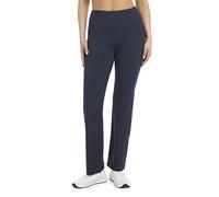 Jockey Women's Premium Pocket Slim Flare Yoga Pants, Neo Navy, M