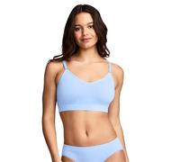 Jockey Women's Seamfree Back Smoothing V-Neck Bralette, Brilliant Blue, S