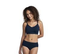 Jockey Women's Seamfree Back Smoothing V-Neck Bralette, Jockey Blue, S