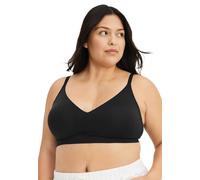 Jockey Women's Seamfree Light Lift Bralette, Black, L