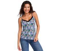 Jockey Women's Soft Stretch Lace Camisole, Nouveau Garden Black, L