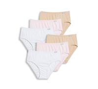 Jockey Women's Underwear Elance Bikini - 6 Pack, Ivory/Light/Pink Shadow, 6, Ivory/Light/Pink Shadow, 6