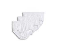 Jockey Women's Underwear Elance Breathe Brief - 3 Pack, White, 7