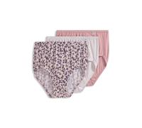 Jockey Women's Underwear Elance Brief - 3 Pack, Cosmetic Pink, 8 Plus