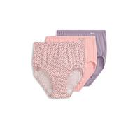 Jockey Women's Underwear Elance Brief - 3 Pack, Lilac Dreams/Floral Wish/Blushing Rose, 8 Plus