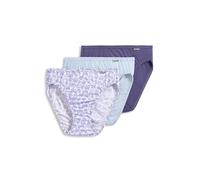Jockey Women's Underwear Elance French Cut - 3 Pack, Midnight Iris/Bouquet Bloom/Frothy Blue, 6