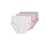Jockey Women's Underwear Elance Hipster - 3 Pack, Violet Veil/Coral Mist Heather/Tango Dot, 6