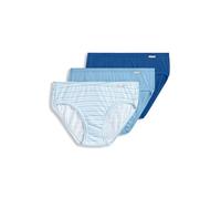 Jockey Women's Underwear Plus Size Elance Bikini - 3 Pack, Blue Stardust/Boardwalk Stripe/Marina Blue, 6