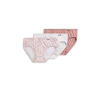 Jockey Women's Underwear Plus Size Elance Bikini - 3 Pack, Diamond White/Prim Floral/Earth Rose, 7