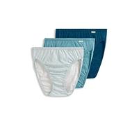 Jockey Women's Underwear Plus Size Elance French Cut - 3 Pack, Blue Monday/Constellations/Dusty Skies, 5