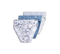 Jockey Women's Underwear Plus Size Elance French Cut - 3 Pack, Fresh Coast/Montauk Stripe/Paisley Floral, 10 Plus