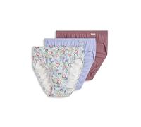 Jockey Women's Underwear Plus Size Elance French Cut - 3 Pack, Mythos Garden, 8 Plus