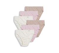 Jockey Women's Underwear Plus Size Elance French Cut - 6 Pack, Ivory/Light/Pink Shadow, 11, Ivory/Light/Pink Shadow, 11 Plus