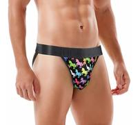 JOCKLAND Jock Strap Thongs, Sexy Brief Underwear for Men Athletic Supporters Underpants, Unicorn, L